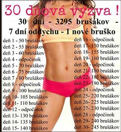 Výzva břicho denní 30 30ti denní
